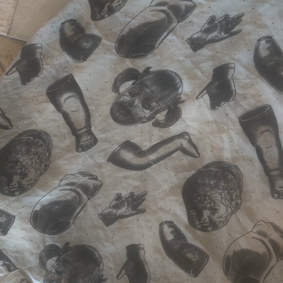 Sourpuss doll parts print  dress size XXL New - Picture 3 of 3